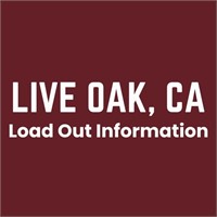 Live Oak Load Out by Thursday June 27th 3PM