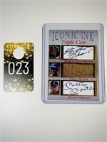 Iconic Ink Roberto Clemente, Ernie Banks, Mickey