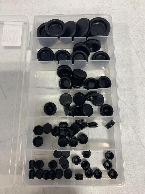 RUBBER CAR GROMMETS, 6 DIFFERENT SIZES