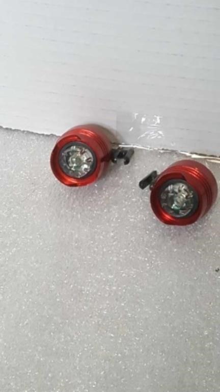 2 Headlights for croc red