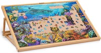Jigsaw Puzzle Board with Wooden Puzzle Easel