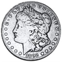 1892-O Morgan Silver Dollar NICELY CIRCULATED