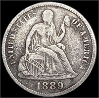 1889-S Seated Liberty Dime NICELY CIRCULATED