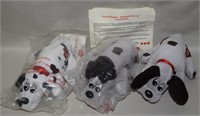 (3) Vintage Pound Puppies Plush Toys