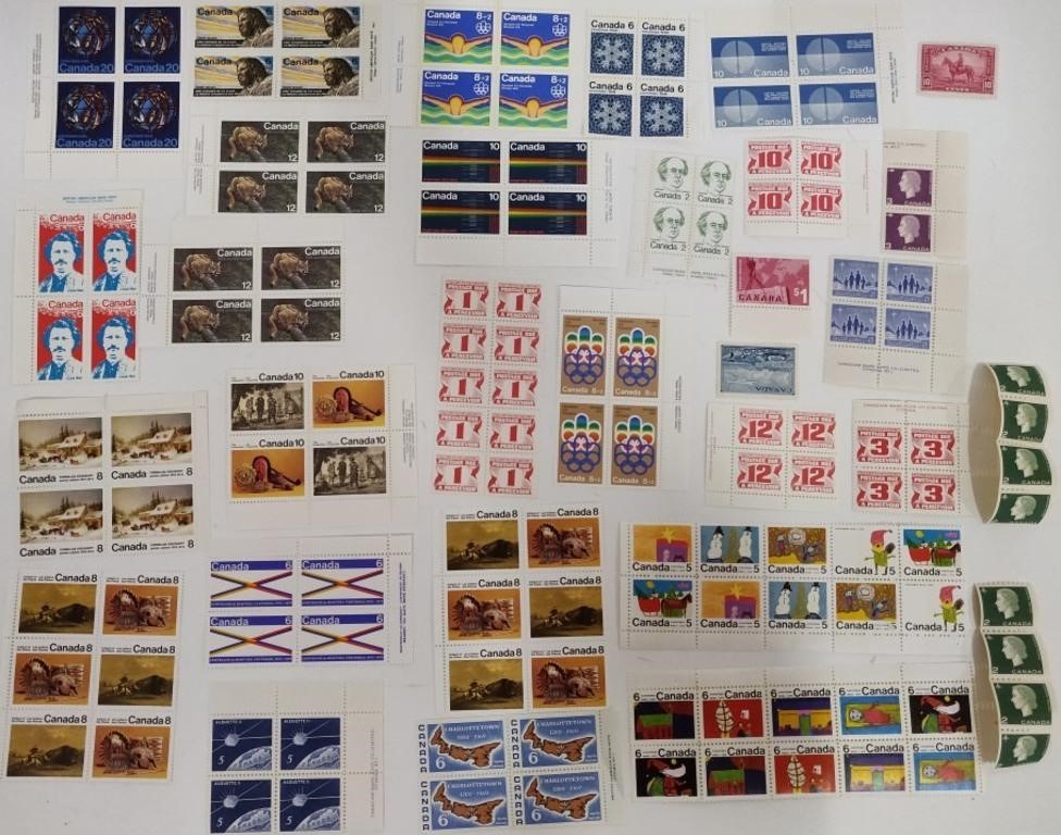 Canada Mint Never Hinged Postage Stamps