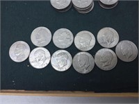 10 Eisenhower dollars 1971 and  72