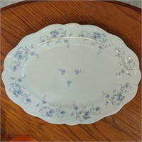 Blue Garland Haviland China Platter