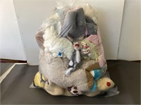 Bag of stuffed animals