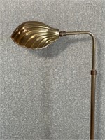 1980's Brass Shell Floor Lamp