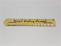 Vintage Magic Baking Powder Ruler Needle Gauge
