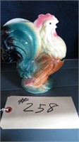 VINTAGE ROOSTER VASE SOME CHIPS