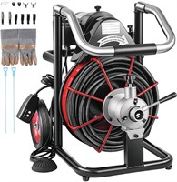Drain Cleaning Machine 100 Ft x 1/2 Inch Cable