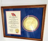 State Seal Framed Artowrk Tennessee