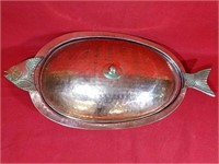 Old Dutch Decor Copper Covered Fish Platter
