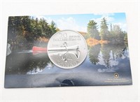 2013 Canadian 20 Dollar Canoe Coin