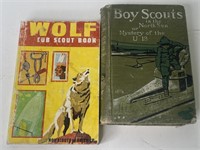 1913 Boy Scouts In The North Sea Mystery Book &