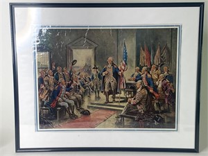 Founding Fathers Framed Print 20"x16.5”