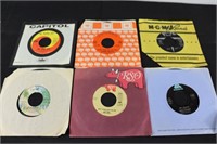 45 RPM Records Featuring: Eric Carmen; BeeGees; Se