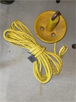 Small boat anchor w/ rope