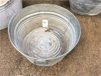 #2 Galvanized Wash Tub