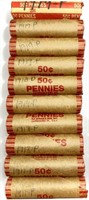 (10) Rolls TEENS Wheat Cent Penny Lot