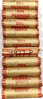 (10) Rolls TEENS Wheat Cent Penny Lot