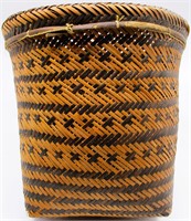 Cherokee Decorated Woven Splint Basket