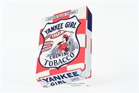 YANKEE GIRL CHEWING TOBACCO EASEL BACK SIGN