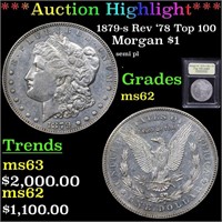 *Highlight* 1879-s rev '78 Top 100 Morgan $1 Grade