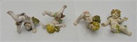 4 Vintage Angel Fontanini Figurines