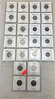14 Buffalo Nickels & 6 Indian Heads & 4 V Nickels