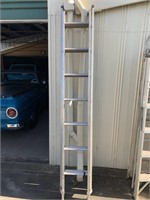 Aluminium Extendable Ladder Closed H2045mm