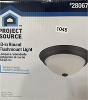 PROJECT SOURCE FLUSHMOUNT LIGHT RETAIL $30