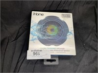 Ihome color changing bluetooth speaker