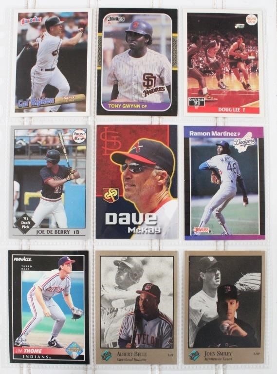 (9) Assorted Sports Cards