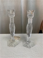 Pair of Waterford Bethany Candlesticks