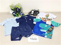 Baby Clothes (6-12 Months) and Shoes (Size 6)