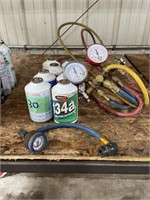 8 Cans R134a Refrigerant; Inatallation Device;
