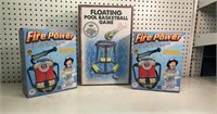 2 Fire Power backs packs & Floating Pool
