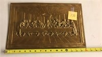 Copper Last Supper wall hanging