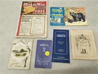 lot of old booklets