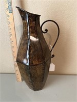 Metal Vase-Brown