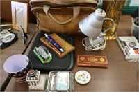 Leather Lap Top Bag & Office Extras