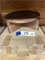 3 Boxes Avas Best Wooden Stand 12" Dia NIB