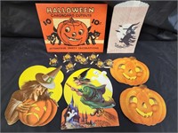 Vintage Halloween cutouts and trick or treat