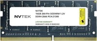NVTEK 16GB DDR4-2666 PC4-21300 SODIMM Laptop RAM