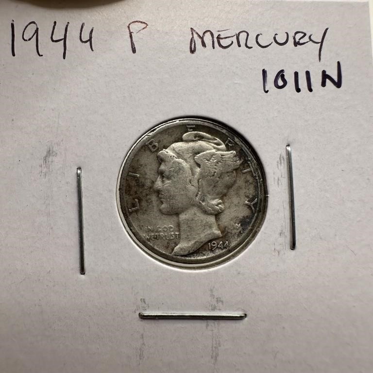 1944 MERCURY SILVER DIME