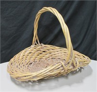 Large Woven Twig Basket with Handle 17"x 22"x 17"