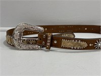 Crystal Encrusted XL  Show Belt by Noona Co.