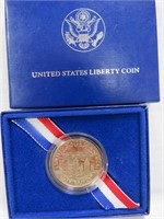 1986 Half Dollar Liberty coin